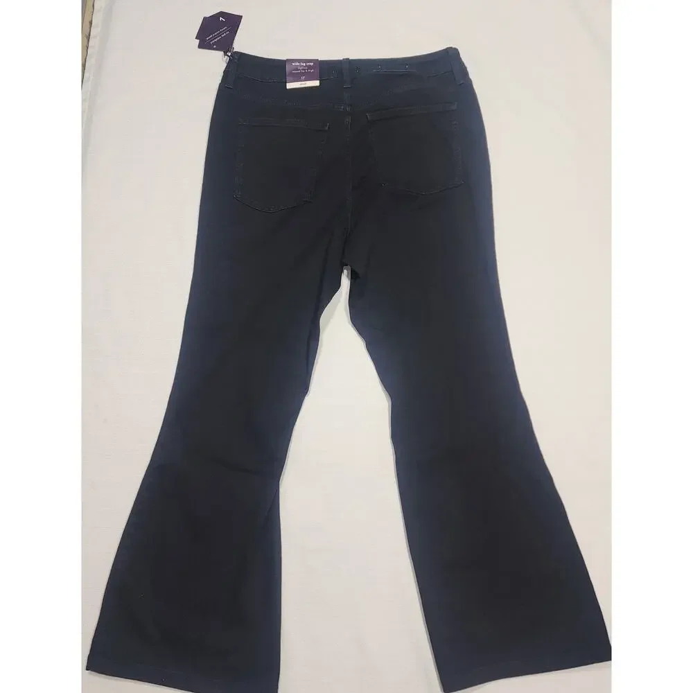 AVA & VIV Women's High rise flare jeans 17 W36''x L43''